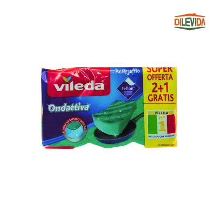 Curățenie & Detergenți - Vileda Ondattiva Set 3 Bureți pentru Vase