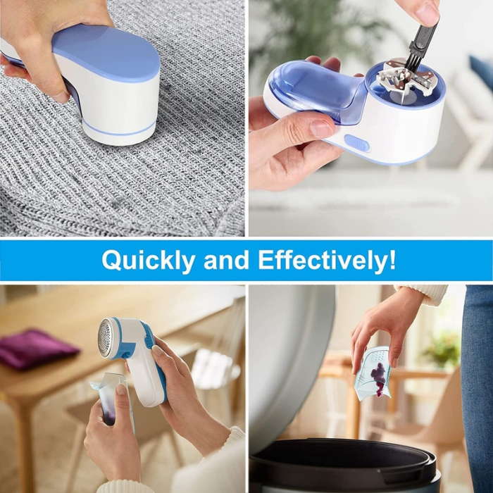 Aparat de Curățat Scame Profesional, Reîncărcabil, Rezervor Detașabil [4]