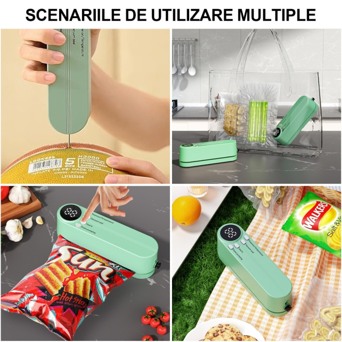 Aparat de Vidat Portabil 3-în-1 - Sigilare Alimente 30 cm [2]