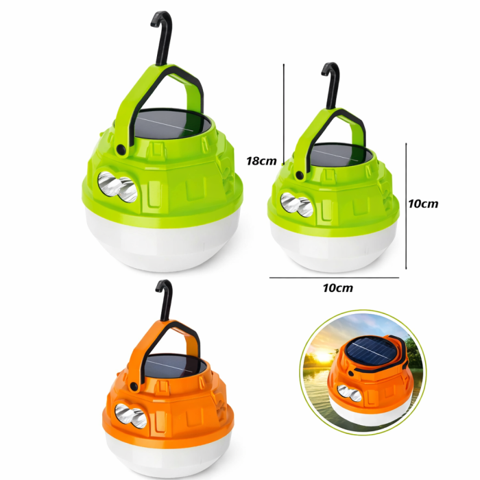 Lanterna LED cu încărcare solară si USB-C [3]
