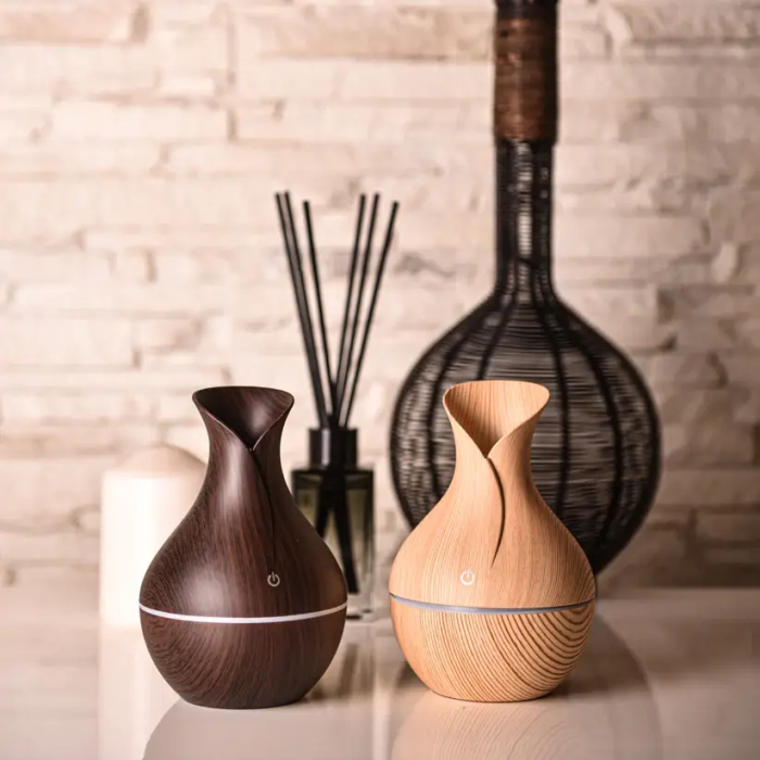 Pachet 1 + 1 Difuzor Aromaterapie cu ultrasunete si Umidificator cu led, 130 ml [2]