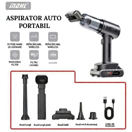 Smart Living - Aspirator Auto Portabil MD-A3