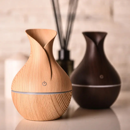 Îngrijire Personală & Sănătate - Pachet 1 + 1 Difuzor Aromaterapie cu ultrasunete si Umidificator cu led, 130 ml