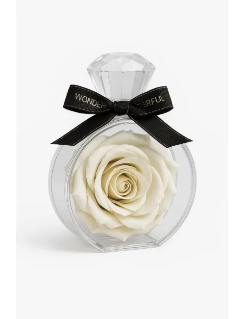 Cadou LOVE story - Trandafir Roșu din Spumă în Cutie Tip Diamant