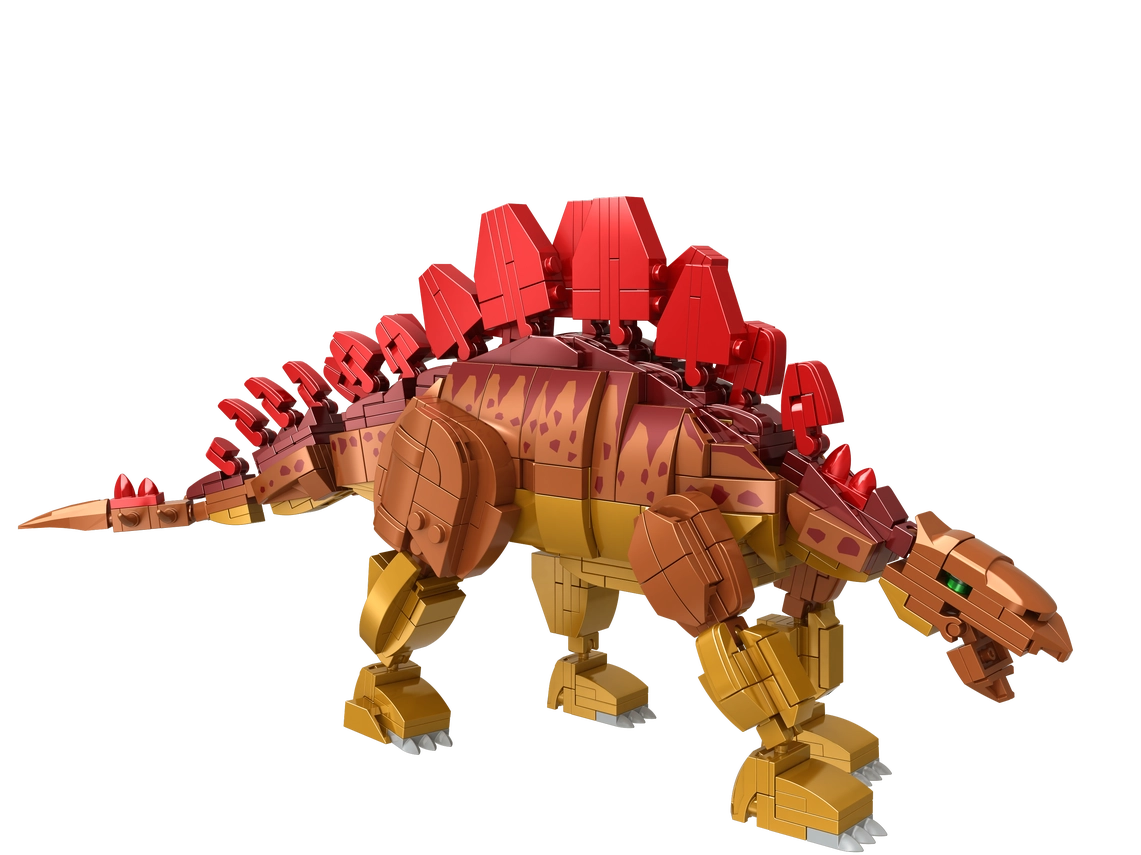 Cuburi Construcție - Stegosaurus [3]
