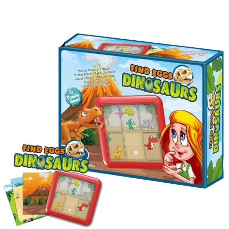 Jocuri Educative - Joc de logică - Găsește oul de dinozaur
