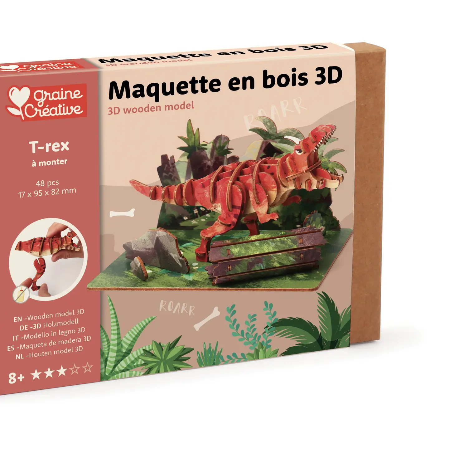 Creativitate - Machetă de lemn 3D