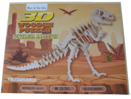 Creativitate - Puzzle 3D - Schelet de dinozaur - 4 variante