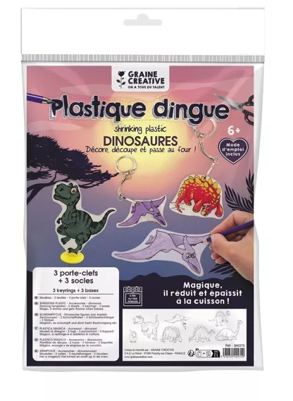 Creativitate - Set 6 brelocuri și figurine de colorat