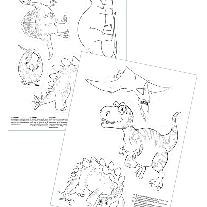 Set 6 brelocuri și figurine de colorat [4]