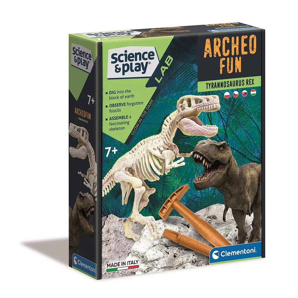 Toate Produsele - Set Excavare Fosile T-Rex - Fosforescent