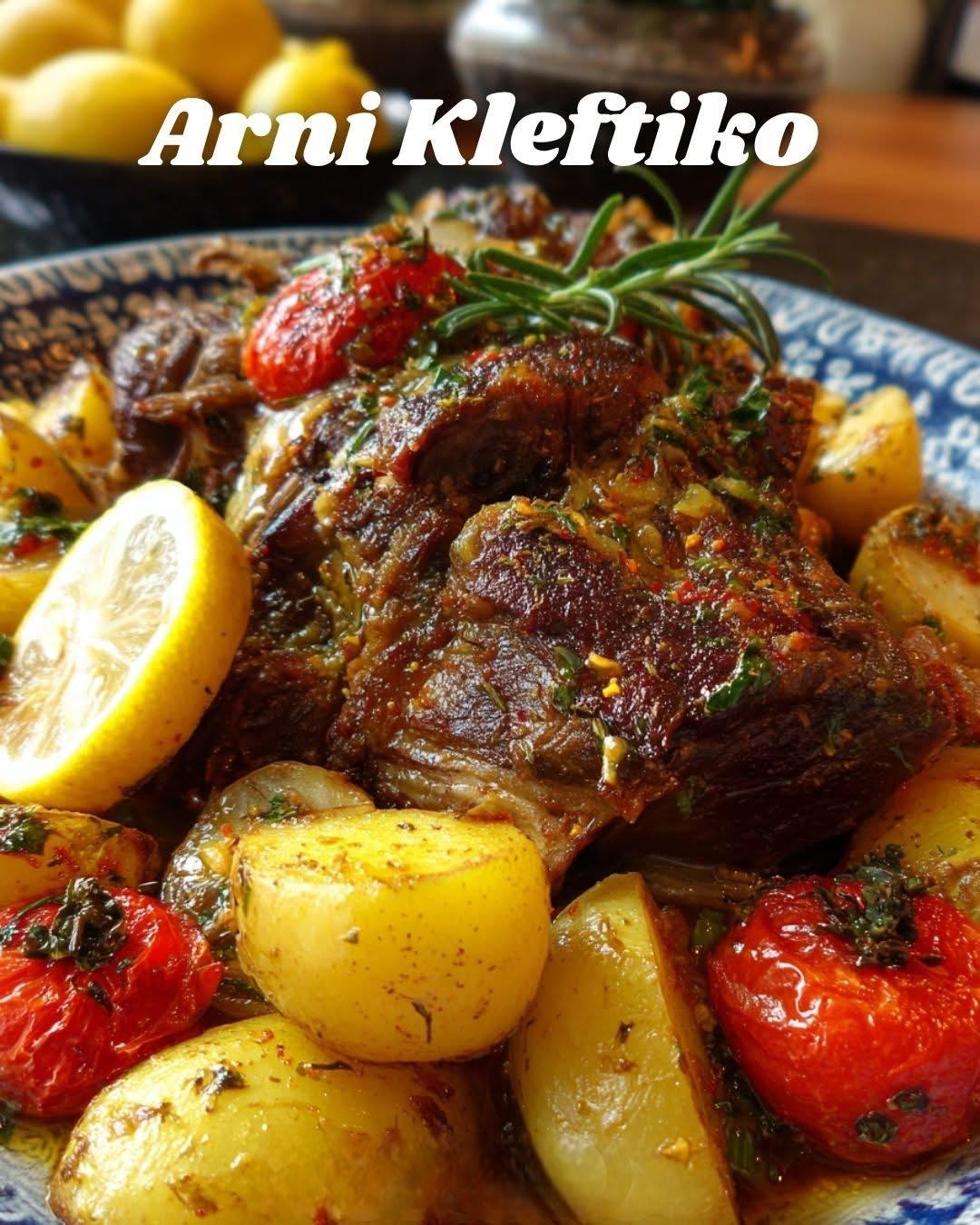 Arni Kleftiko - Rețetă Grecească Autentică de Miel Gătit în Hârtie de Coacere