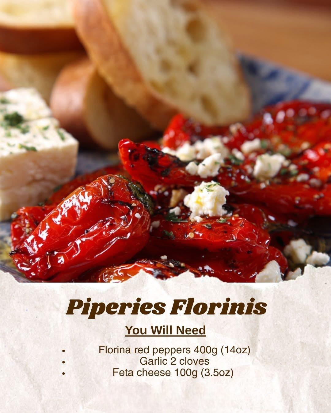 Piperies Florinis — ardeii care se topesc în ulei de măsline