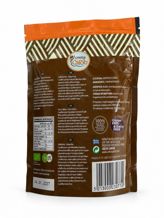 Cafea din Roșcove BIO (Înlocuitor Cafea) Creta Carob - 300g [2]
