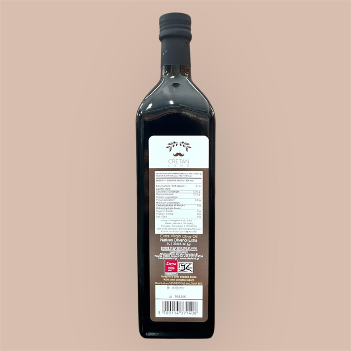 Ulei de măsline extravirgin Cretan Land PDO Sitia 1L - produs premium cretan. [2]