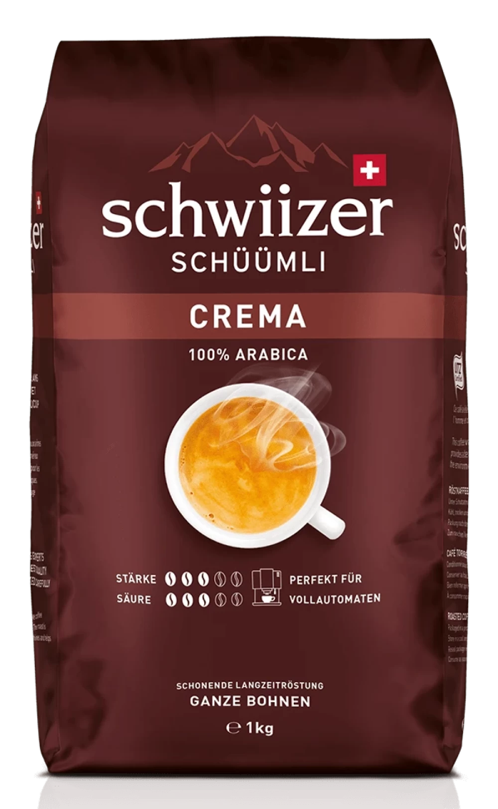 Cafea Boabe - Cafea boabe Schuumli Crema 1kg - Schwiizer Schüümli