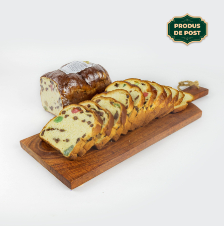 Cozonaci si sărățele - Cozonac cu rahat și stafide - 500g   PRODUS DE POST