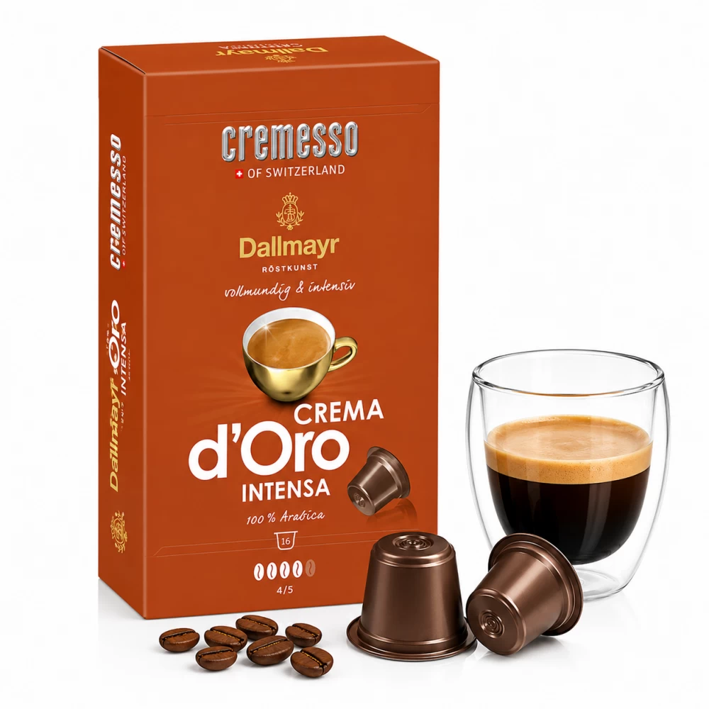 Capsule Cafea - Cremesso Dallmayr Crema d'Oro - 16 capsule