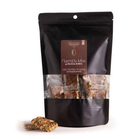 Noutati - Gustări crocante cu fistic și miere din Aegina 150g