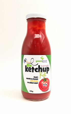 Rosii uscate si sosuri din rosii - Ketchup BIO Kids Green Grocer - 315g
