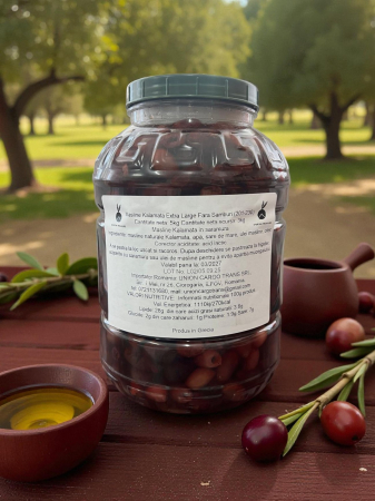 Măsline Kalamata Fără Sâmburi în Saramură - 3kg | Gust Autentic Grecesc | Diomag.ro [2]