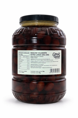 Masline naturale - Măsline Kalamata Întregi în Saramură - 3kg | Gust Autentic Grecesc | Diomag.ro