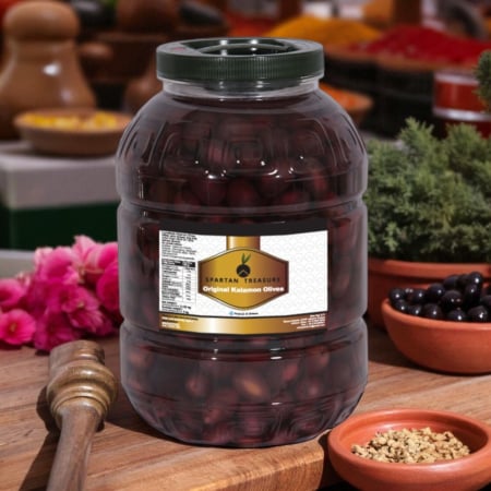 Noutati - Măsline Kalamata Întregi în Saramură - 3kg | Gust Autentic Grecesc | Diomag.ro