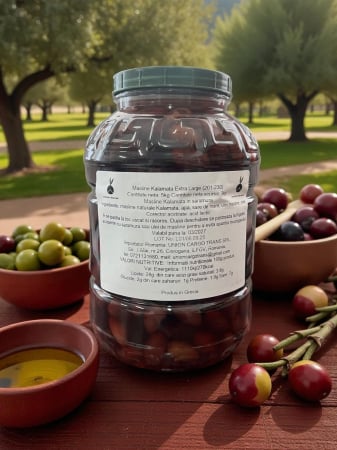 Măsline Kalamata Întregi în Saramură - 3kg | Gust Autentic Grecesc | Diomag.ro [2]