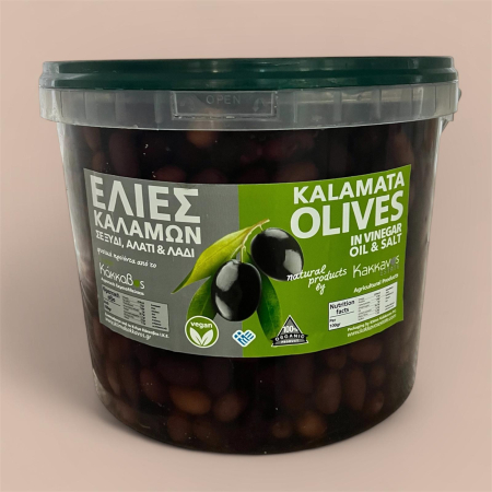 Noutati - Măsline Kalamata negre în saramură extra large 6kg - produs grecesc sănătos