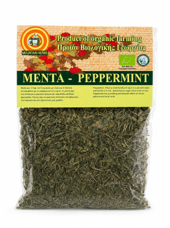 Ierburi condimentare - Mentă BIO Manolia - 40g