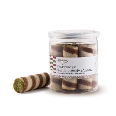 Noutati - Napolitane Crocante cu Pralină de Fistic din Aegina 220g