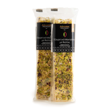 Noutati - Nuga premium cu fistic din Aegina 60g