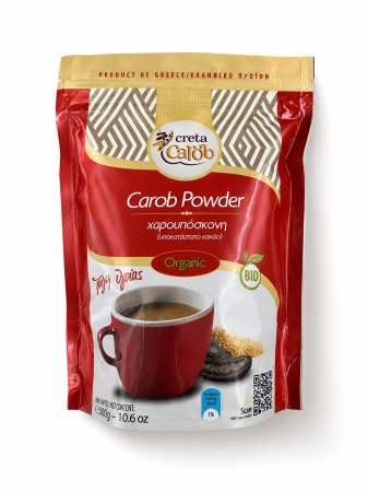 Carob (inlocuitor cacao si cafea) - Pudră de Roșcove BIO (Înlocuitor Cacao) Creta Carob - 300g