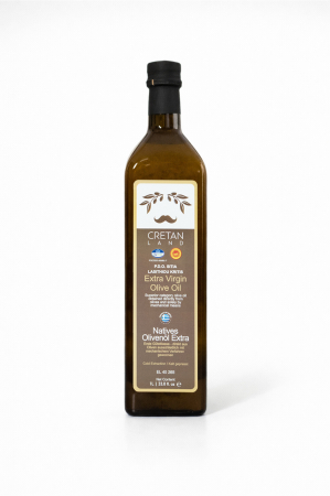 Ulei de masline extravirgin - Ulei de măsline extravirgin Cretan Land PDO Sitia 1L - produs premium cretan.