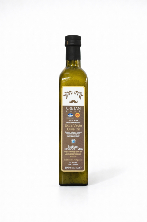 Ulei de masline extravirgin - Ulei de măsline extravirgin Cretan Land PDO Sitia 500ml - produs premium cretan