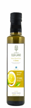 Noutati - Ulei de Măsline Extravirgin Elea Land, infuzat cu Lămâie, 250ml