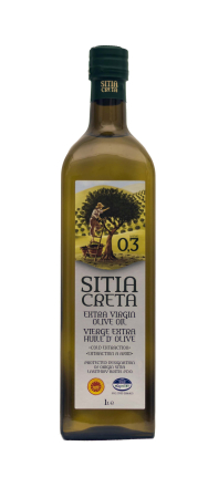 Noutati - Ulei de Măsline Extravirgin PDO Sitia 0,3, Presat la Rece, Creta, 1L