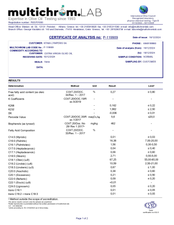 Ulei de Masline Extravirgin ASKRA Ultra Premium 750ml - Imagine Principala [2]