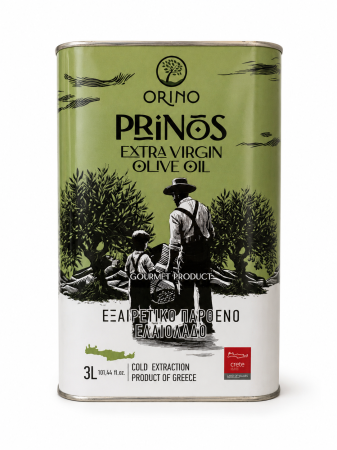 Noutati - Ulei de masline extravirgin Prinos, presat la rece, din Creta, Grecia, varietate koroneiki, 3L