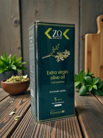 Ulei de masline extravirgin - Ulei de Măsline Extravirgin Koroneiki Grec Premium - Bidon 5L Presat la Rece cu Polifenoli Ridicați