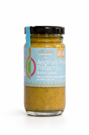 Dulciuri - Aegina’s Premium Pistachio Butter Salted 100g – Unt de Fistic Sărat Premium cu Anțos de Sare, 71% Fistic PDO Aegina, Grecia