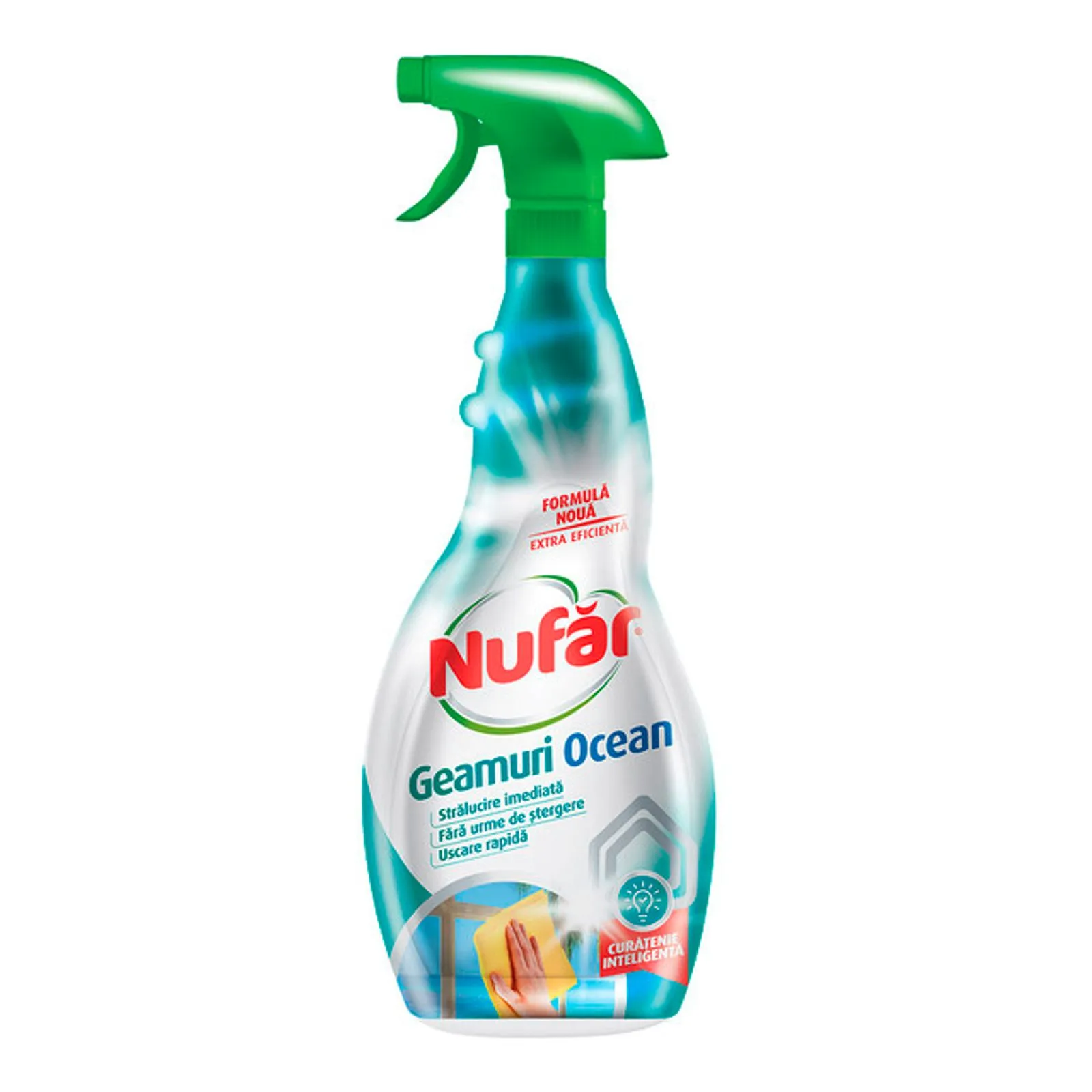 Solutie pentru geamuri Nufar Ocean, 500 ml [1]