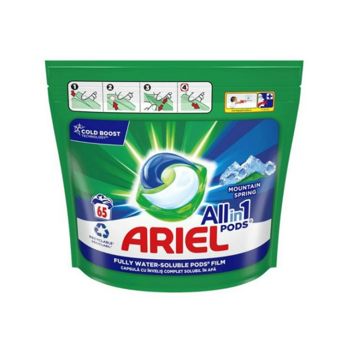 Detergent capsule Ariel All in 1 Color, 65 capsule [1]