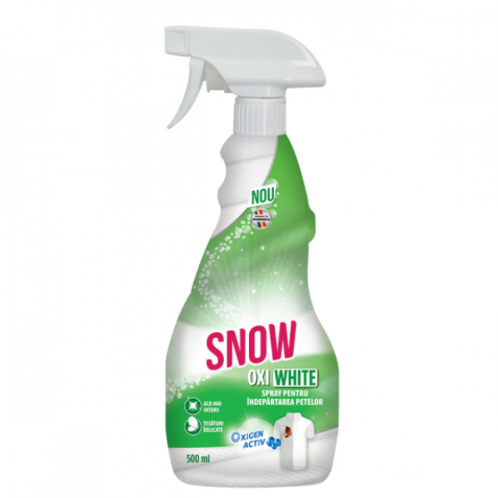 Spray pentru indepartarea petelor SNOW Oxi White, 500 ml [1]