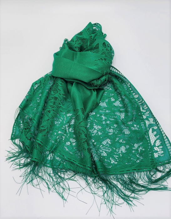 Esarfa Dantelata Verde [2]