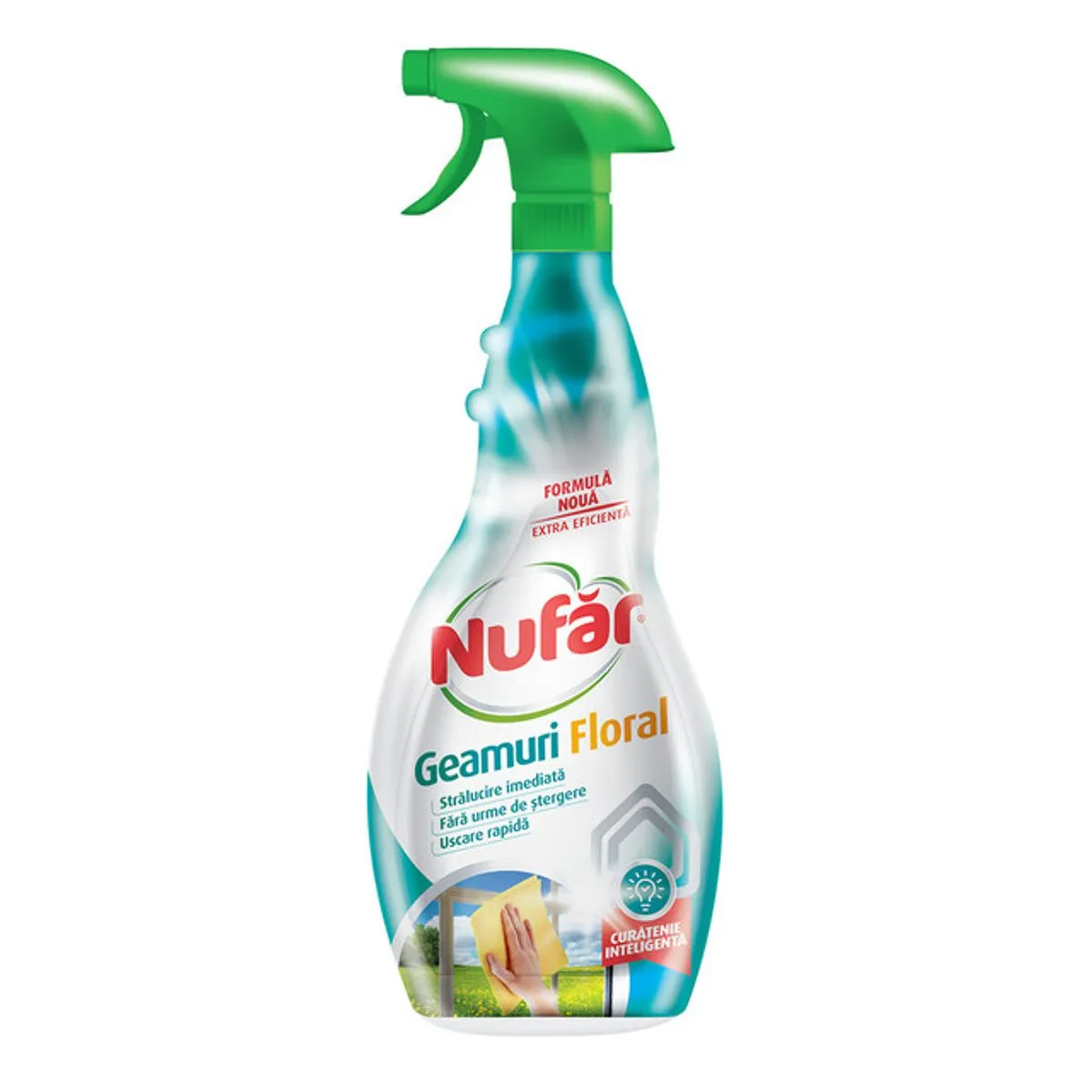 Solutie pentru geamuri Nufar Floral, 500 ml [1]