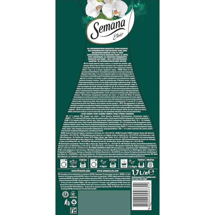 Balsam superconcentrat Semana Elixir Bloom, 68 spalari, 1.7l [2]
