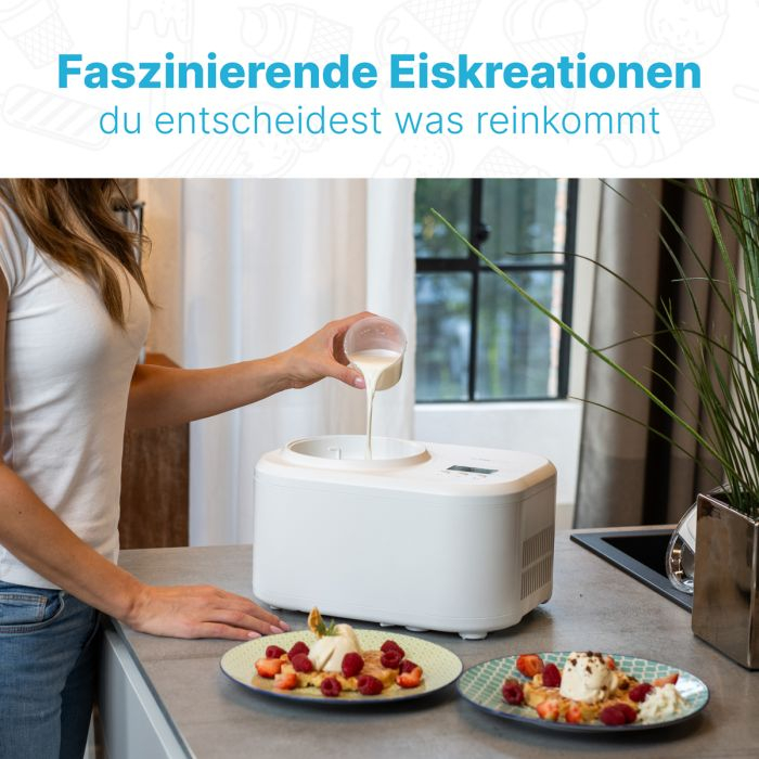 Clatronic Ice Cream Maker ICM 3799, alb [3]