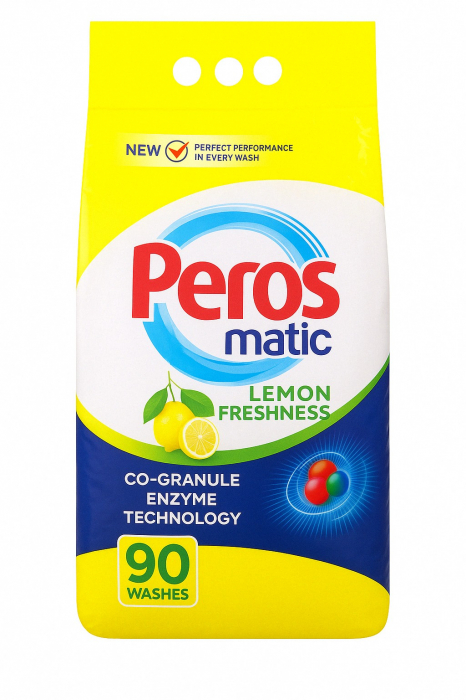 Detergent Automat Peros Matic Lemon Freshness, 9 kg – 90 Spălări [1]