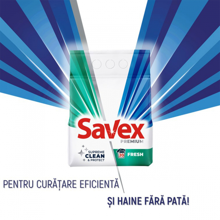 Detergent automat Savex Premium Fresh, 20 spalari, 2kg  [2]